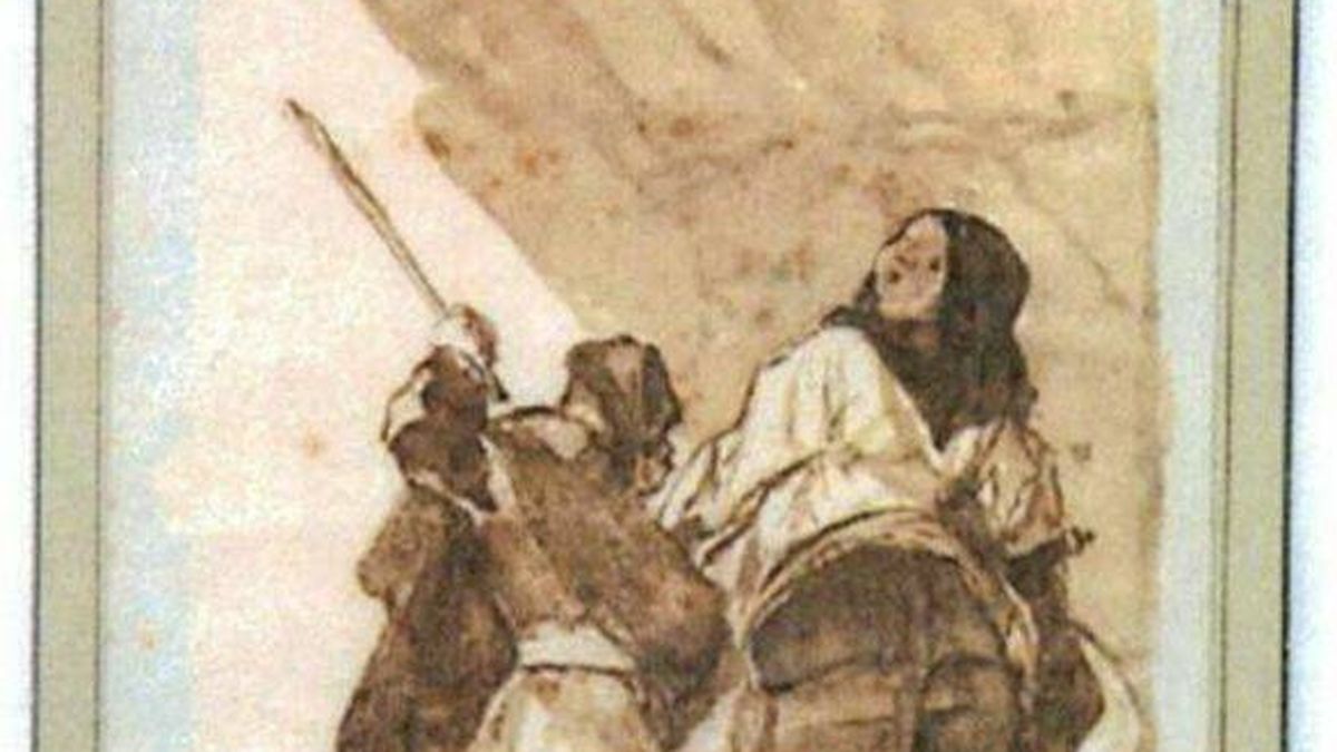 Cultura adquiere para el Museo del Prado el dibujo de Goya 'En voyage' por 237.100 euros