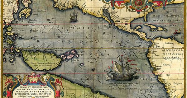 Foto: Mapa 'Maris Pacifici', de Abraham Ortelius, 1589 (Museo Naval de Madrid)