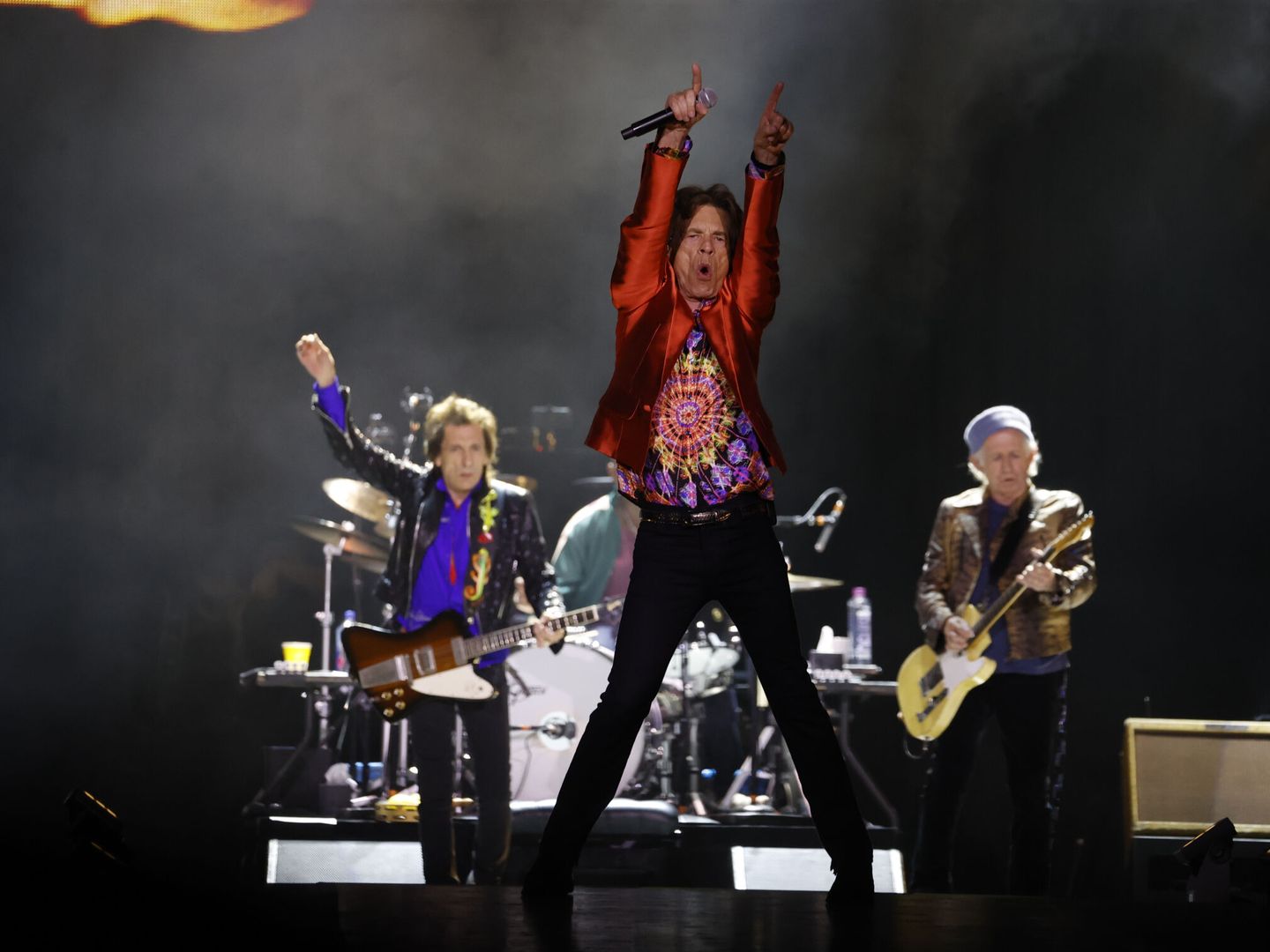 Los Rolling Stones en el concierto de junio de 2022 en Madrid. (EFE)
