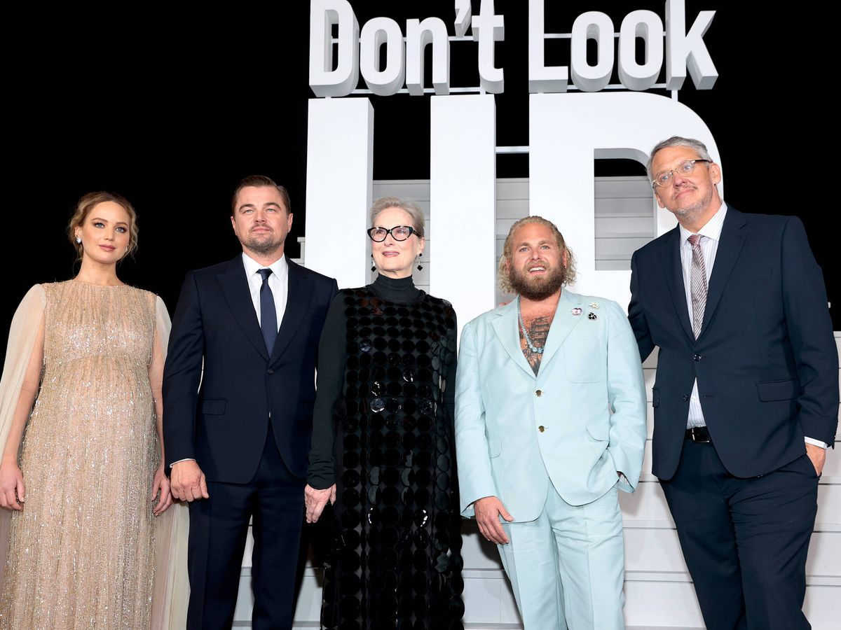 Foto: Premiere mundial de 'Don't look up' en diciembre 2021. (Dimitrios Kambouris/Getty)