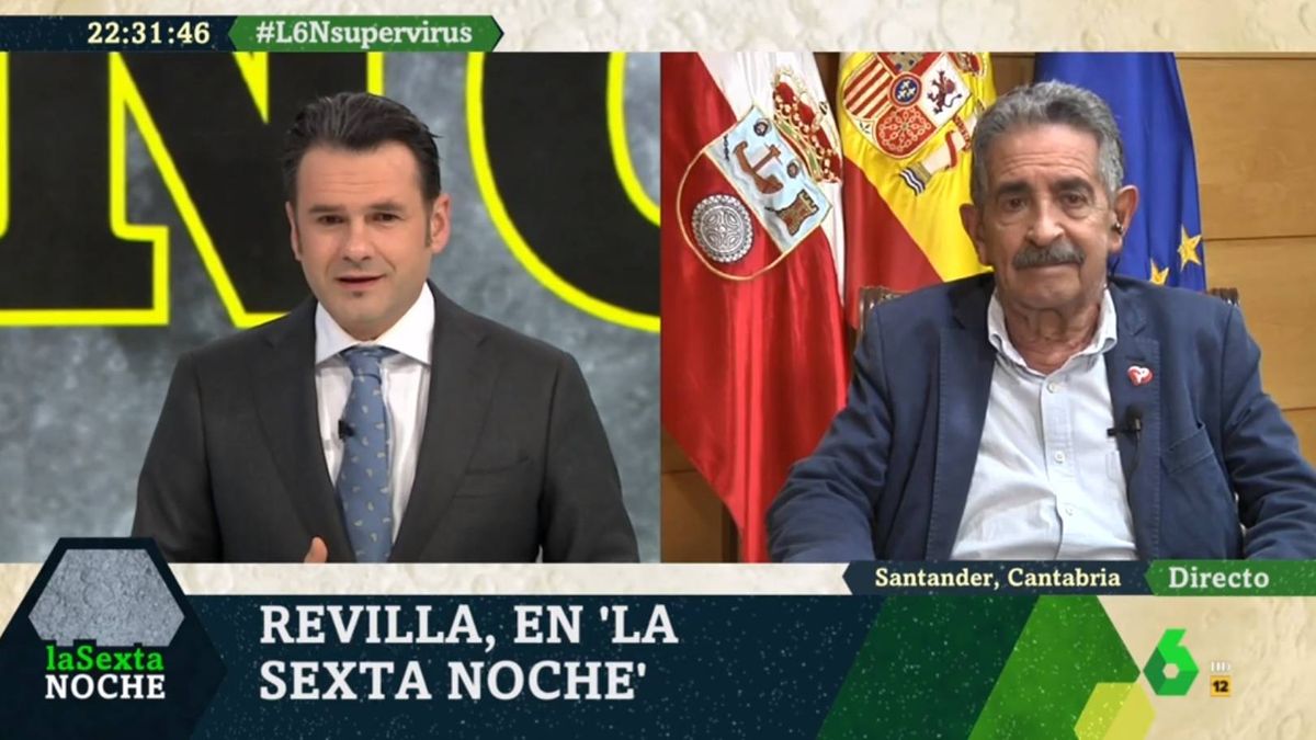 El toque de atención de Revilla a Iñaki López por esta pregunta en 'La Sexta noche'