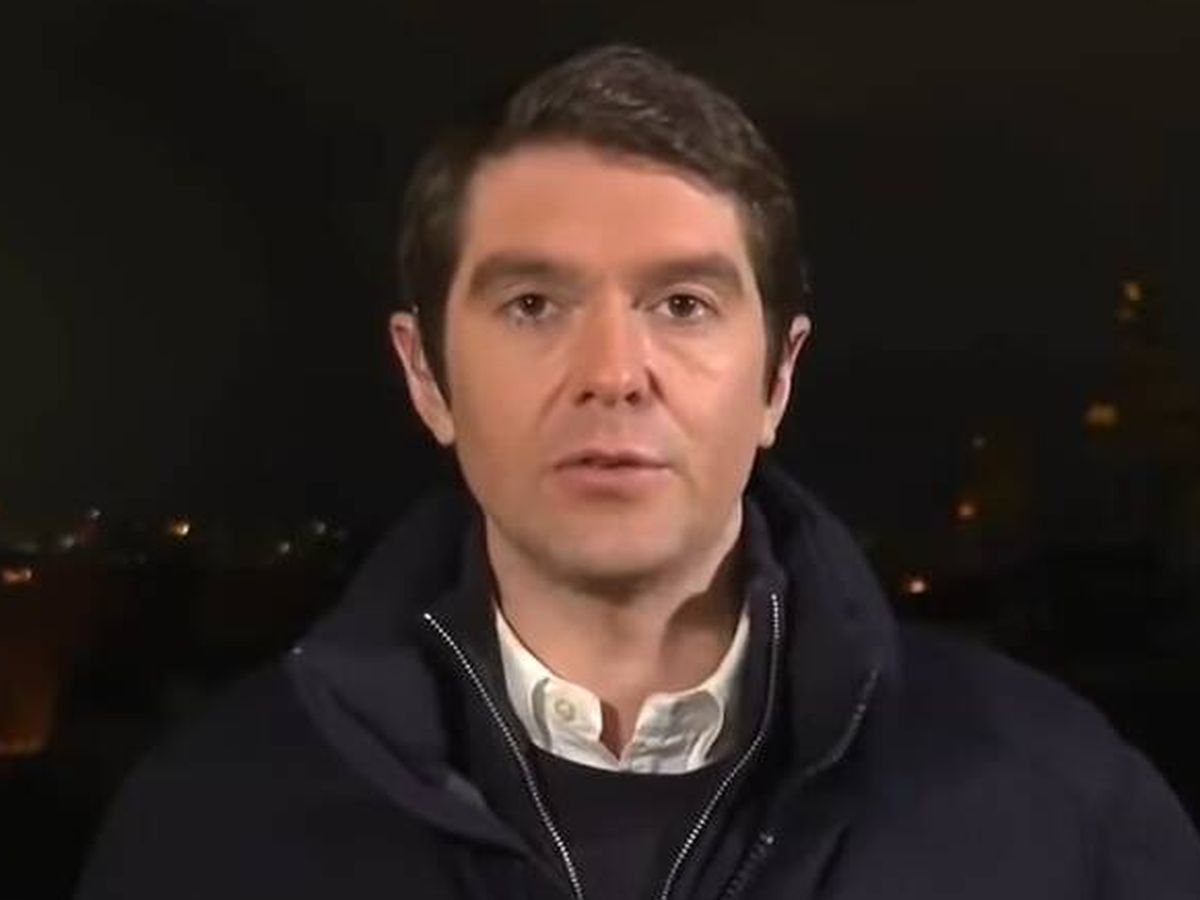 Foto: El corresponsal de Fox News en Ucrania, Benjamin Hall (YouTube)