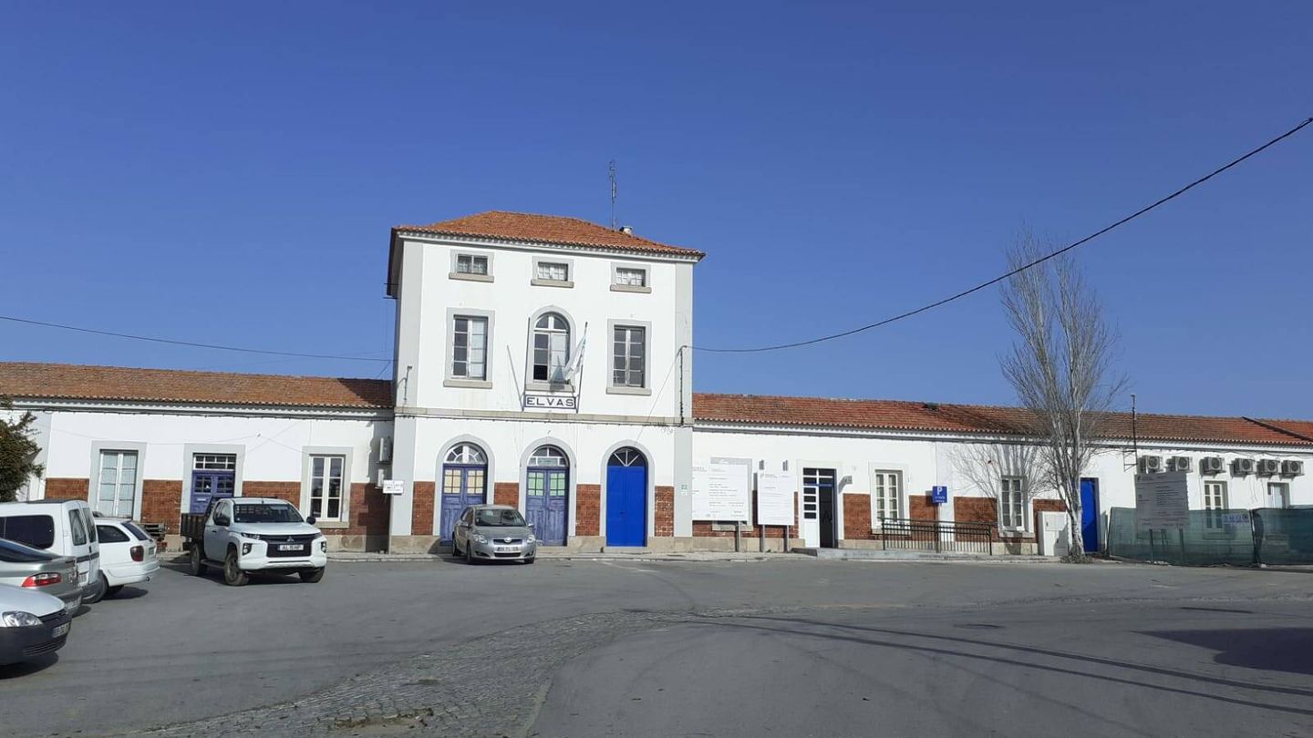 Vista de la estación de Elvas. (A.A)