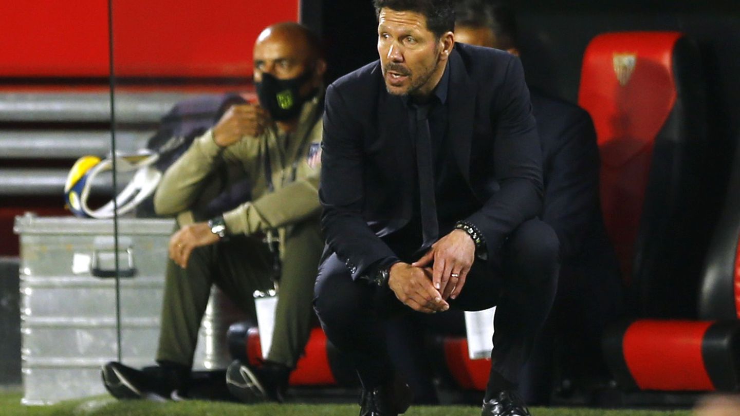 El entrenador del Atlético de Madrid, Diego Pablo Simeone. (Reuters)