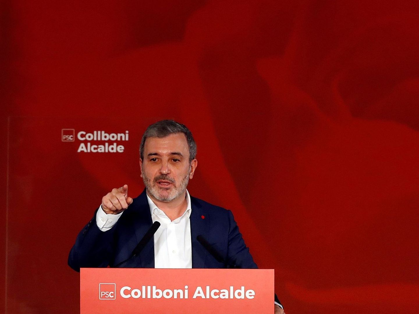 El candidato del PSC a la alcaldía de Barcelona, Jaume Collboni. (EFE)