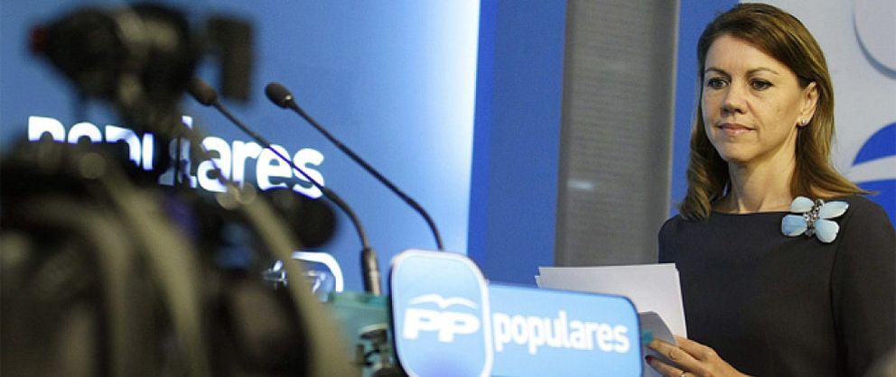 Foto: Cospedal liquida en 9 días el debate sucesorio del PP vasco: impone a Quiroga en la presidencia