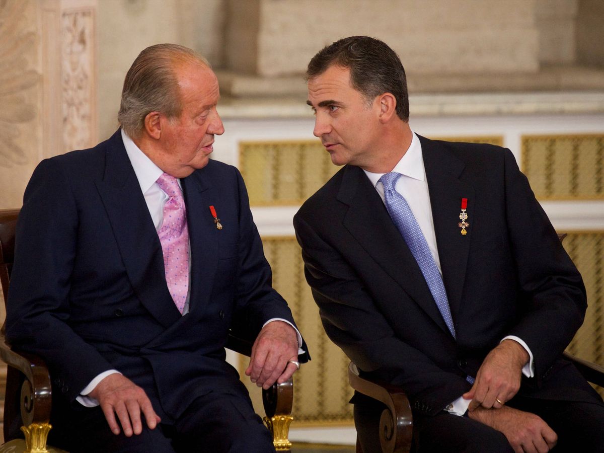 Foto: El rey Juan Carlos, en la ceremonia de abdicación, el 18 de junio de 2014, en el Palacio Real de Madrid. (Reuters)