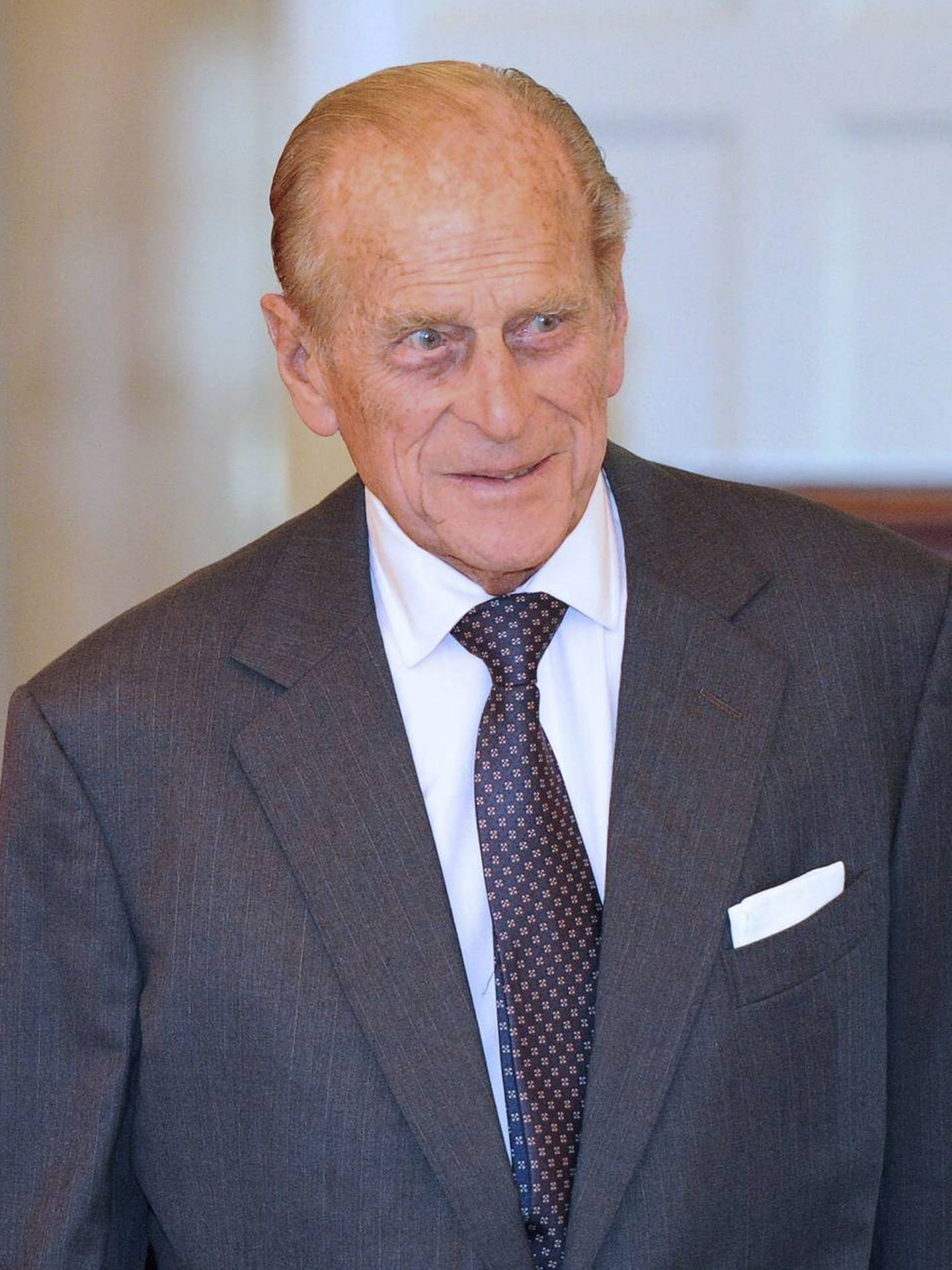 El príncipe Felipe, duque de Edimburgo, a su llegada a la sede del Gobierno australiano. (EFE/Torsten Blackwood)