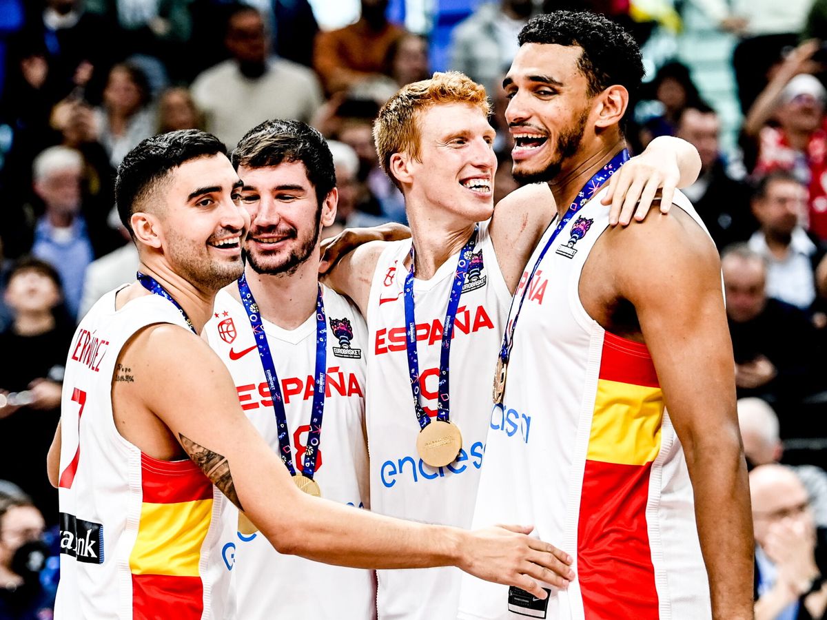 Foto: España gana el Eurobasket 2022. (EFE/EPA/Filip Singer)