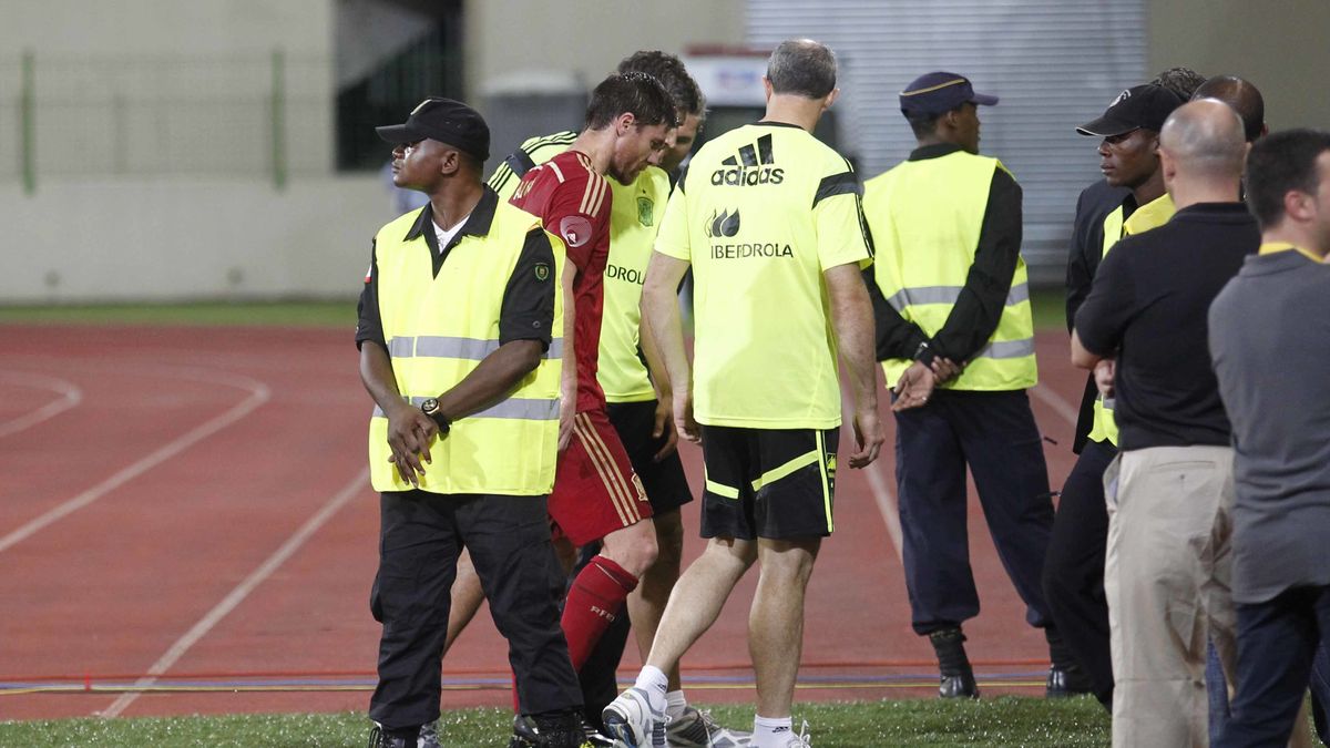 Xabi Alonso, para alivio del Madrid, sólo sufre una contusión en el tobillo