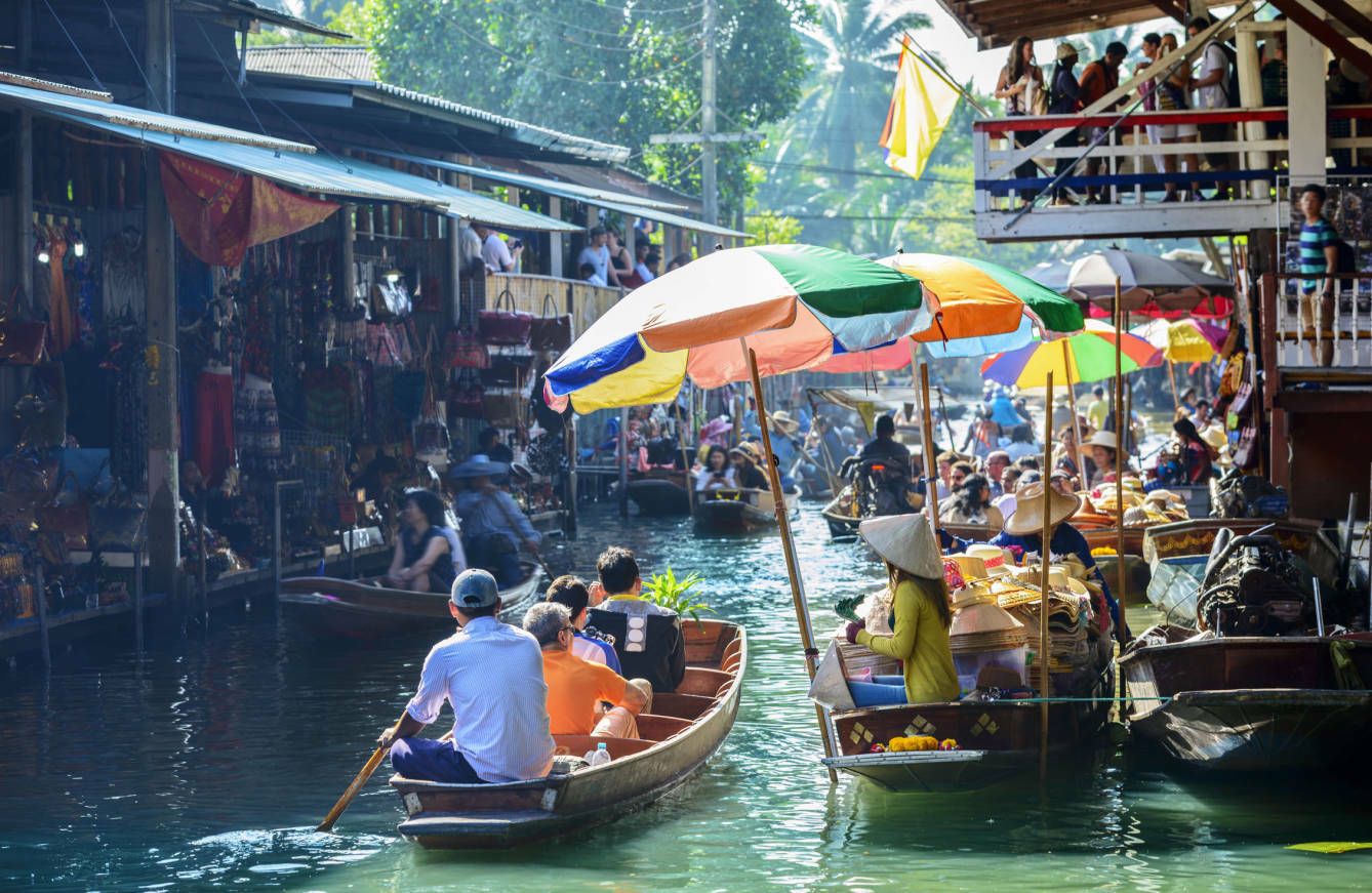 Mercado en Bangkok. (Shutterstock)