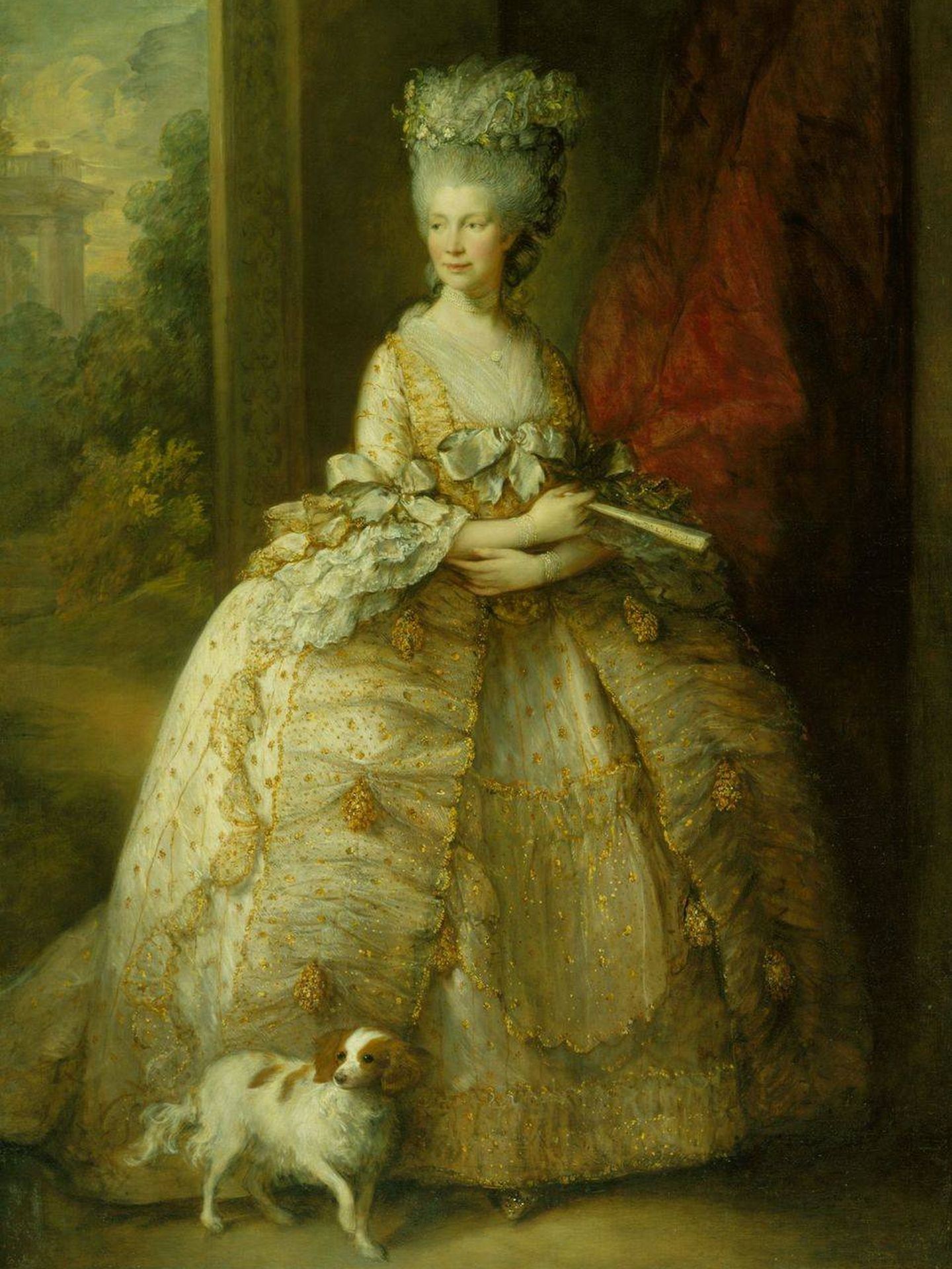 Retrato de la reina Charlotte.