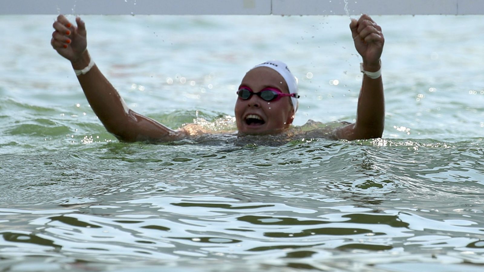 Foto: Sharon van Rouwendaal celebra su oro en Río (Kevin Lamarque/REUTERS)
