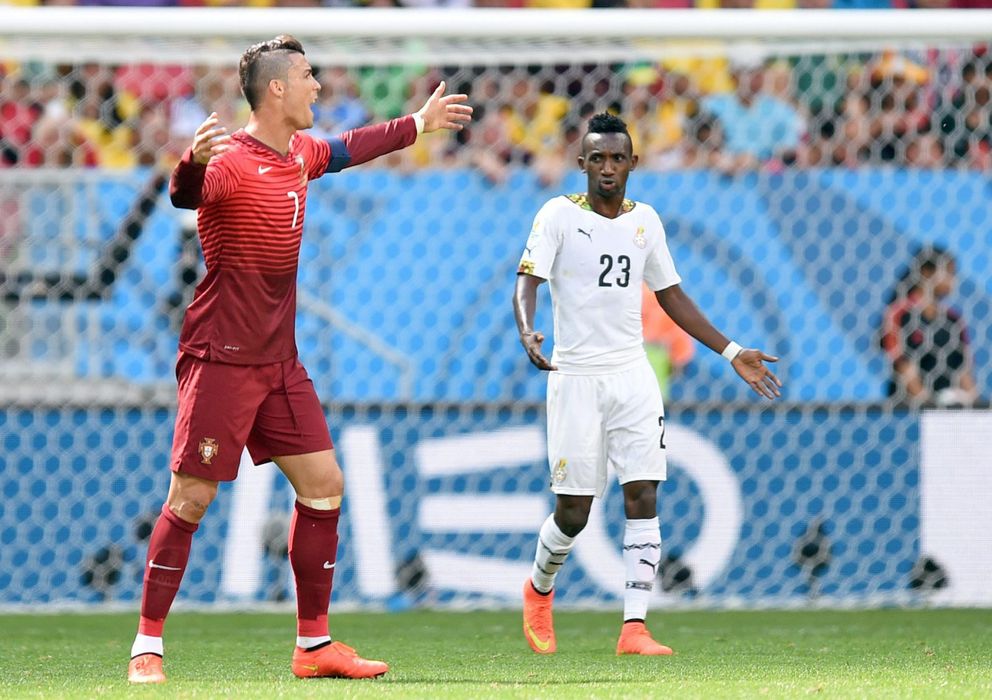 Foto: Cristiano Ronaldo se despidió del Mundial al menos marcando un gol.