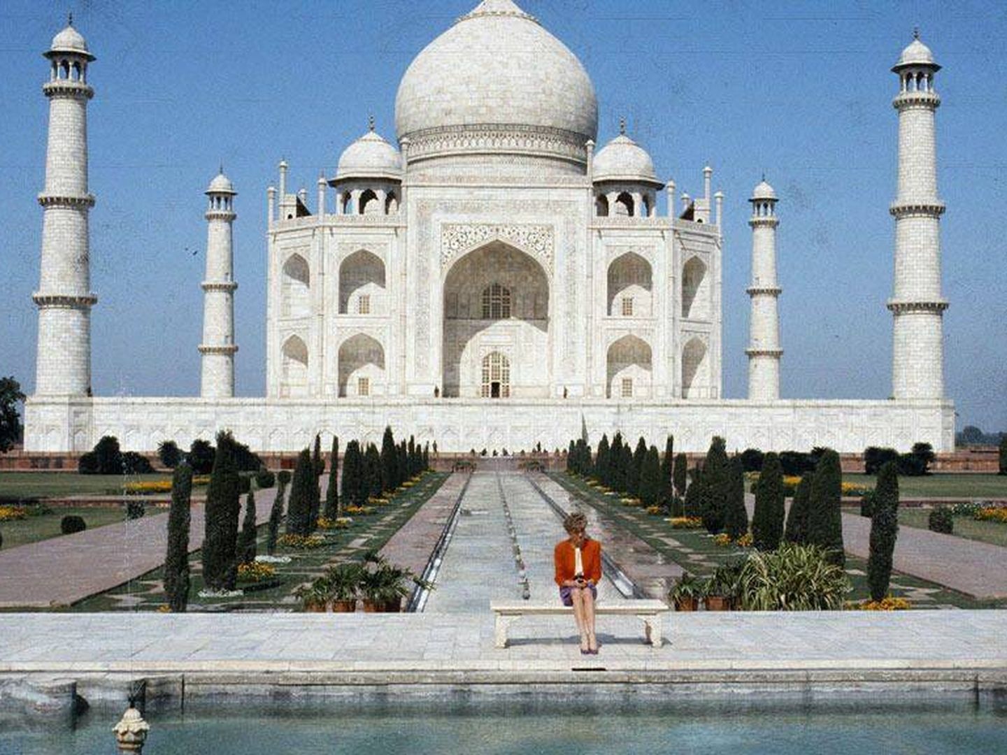 La abrumadora inmensidad del Taj Mahal. (Getty)