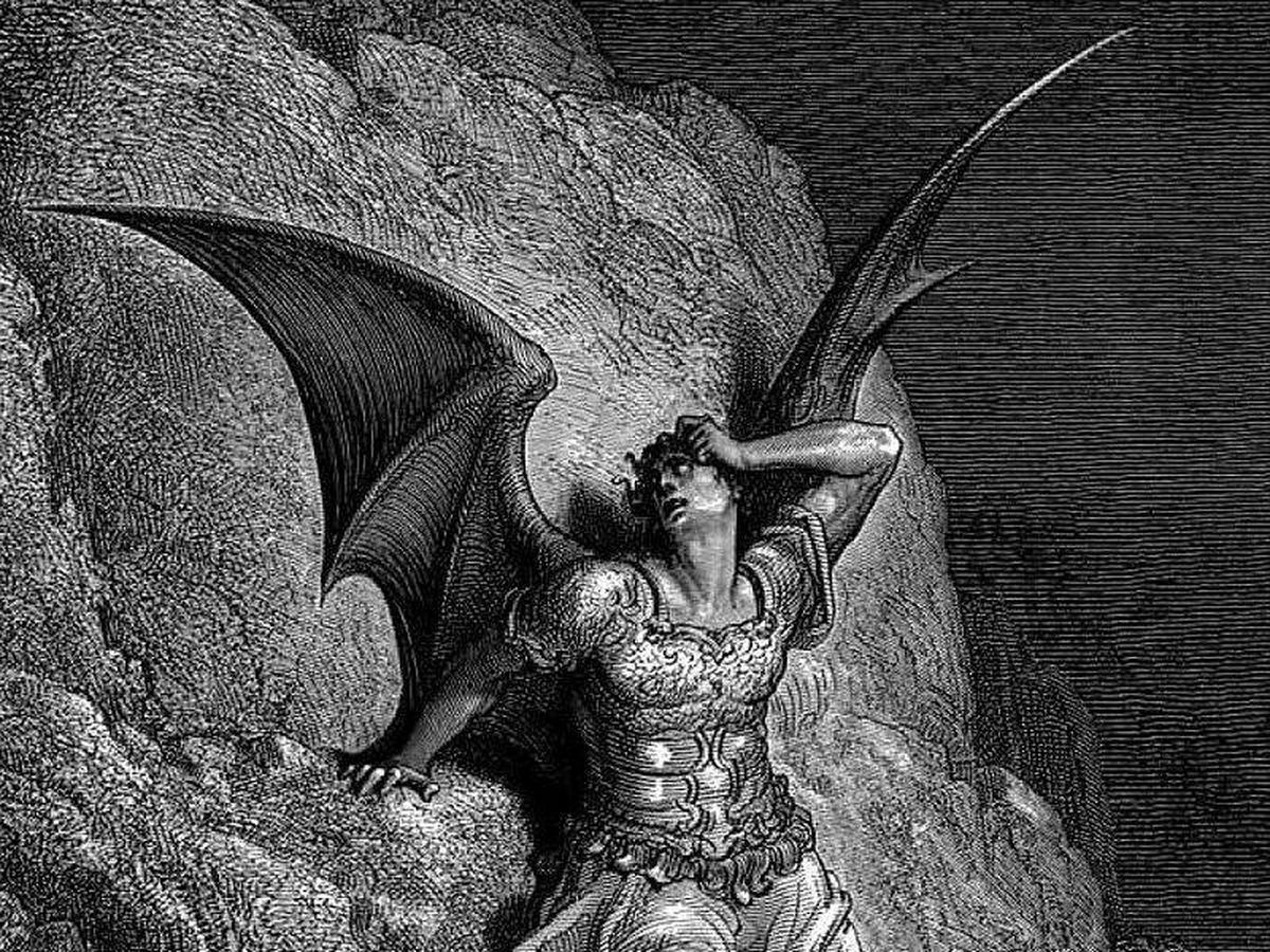 Foto: 'Satán, el antagonista', de Gustave Doré para el poema 'El paraíso perdido' de Milton. Aquí, no tan demoníaco. 