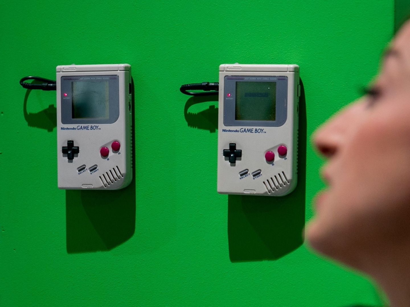 Exposición por el aniversario de la Game Boy. (Reuters)