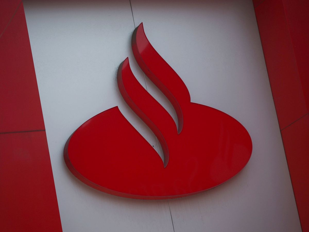 Foto: Logotipo del Banco Santander