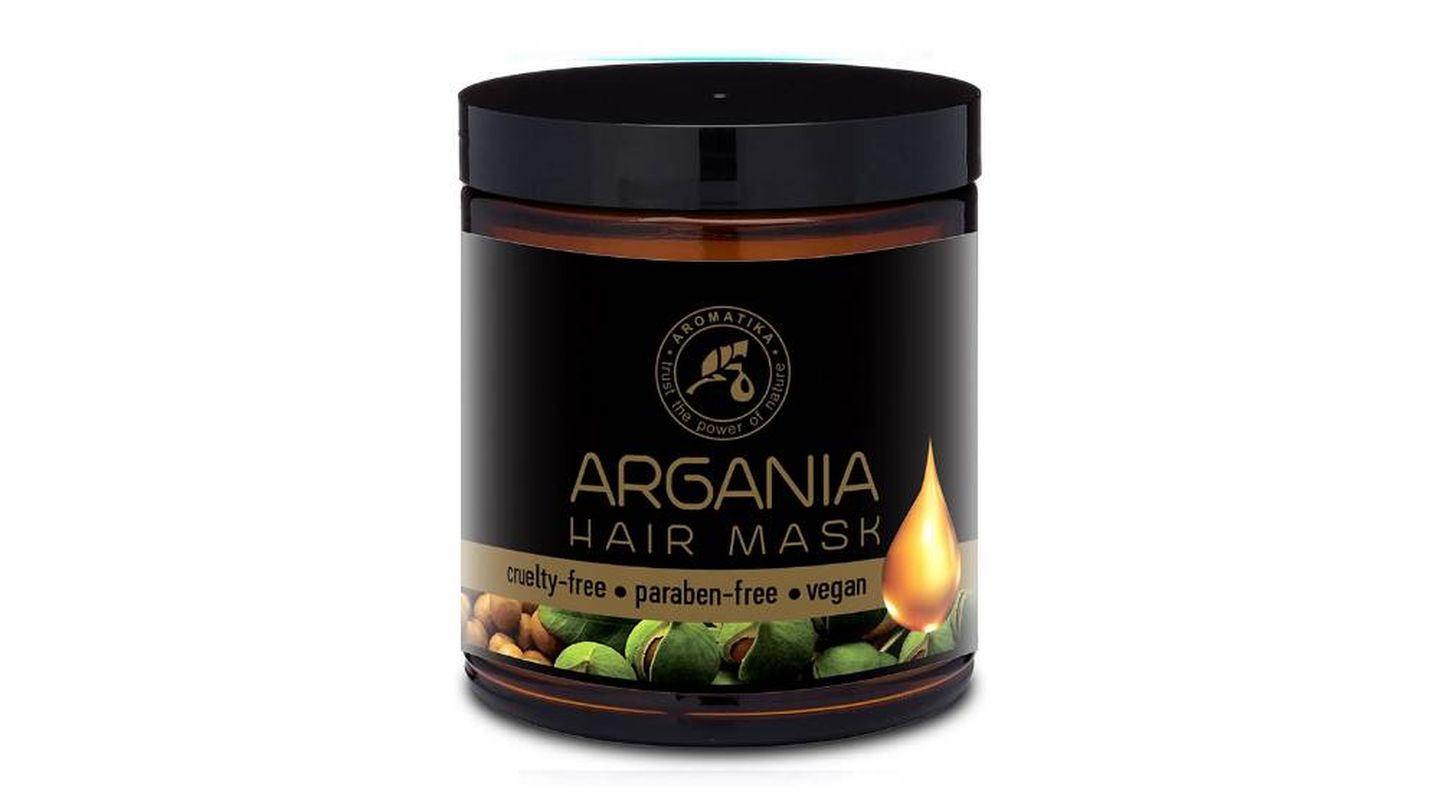 Mascarilla para el pelo con aceite naturales de argán Aromatika