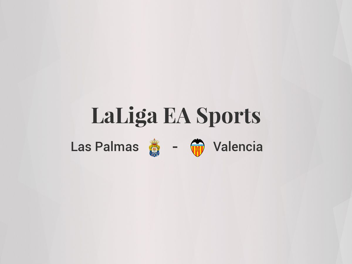 Foto: Resultados Las Palmas - Valencia de LaLiga EA Sports (C.C./Diseño EC)
