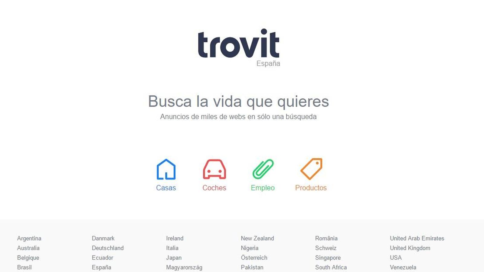 Foto: Página web de Trovit.