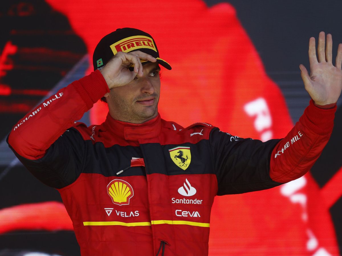 Foto: Carlos Sainz Jr., piloto español de Ferrari en la F1 (EFE/Fernando Bizerra)