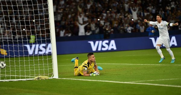 Foto: Sergio Ramos celebra el gol de Cristiano en la final del Mundial. (Reuters)