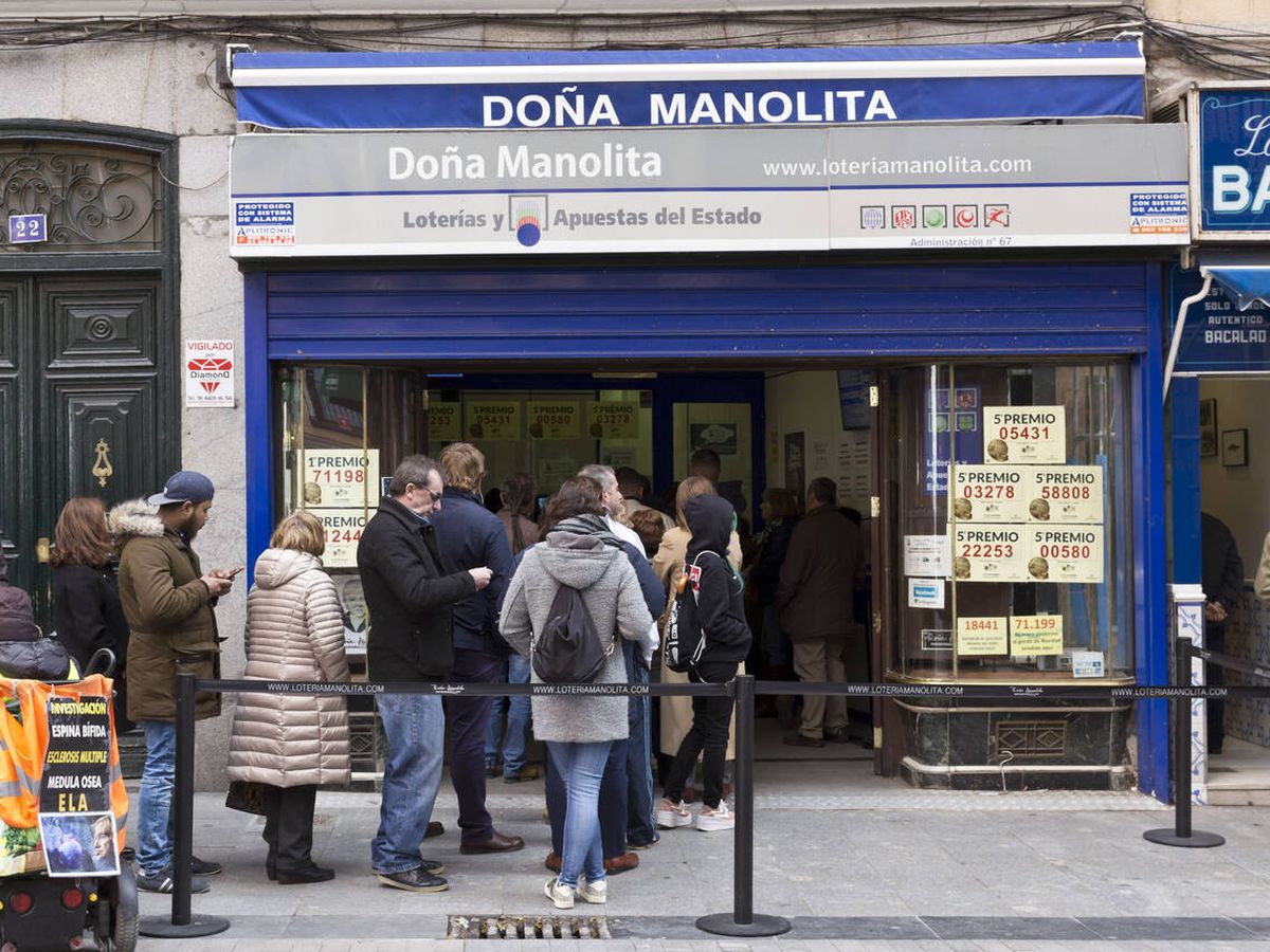 Foto: Qué premios ha repartido Doña Manolita esta lotería de Navidad 2023 en Madrid (iStock)