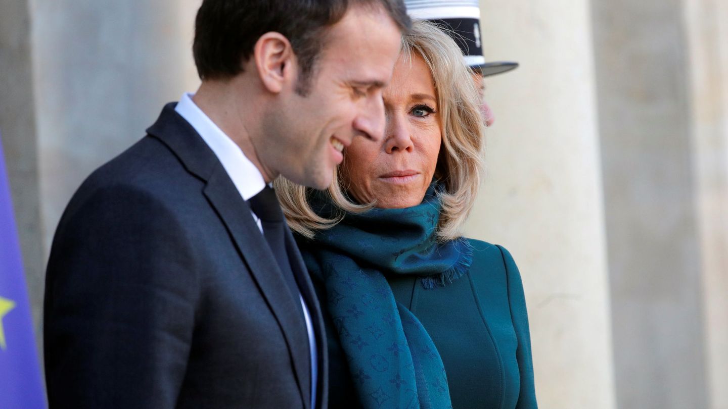 El matrimonio Macron. (Reuters)