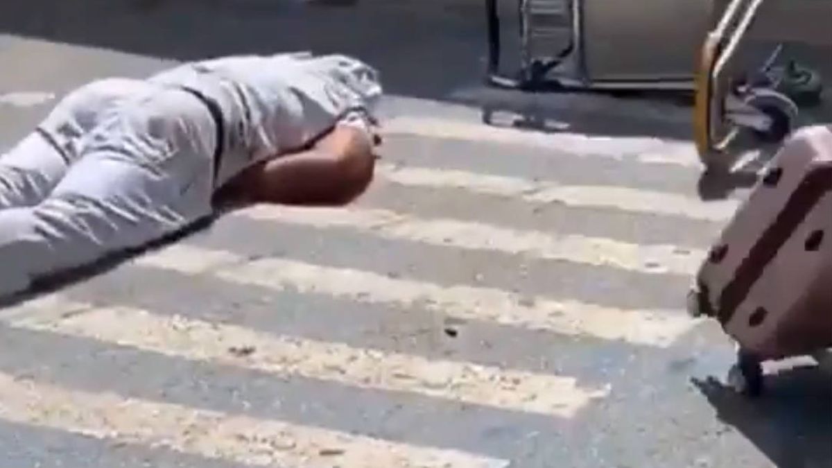 Tremenda agresión a un guardaespaldas en el aeropuerto de Ibiza a plena luz del día