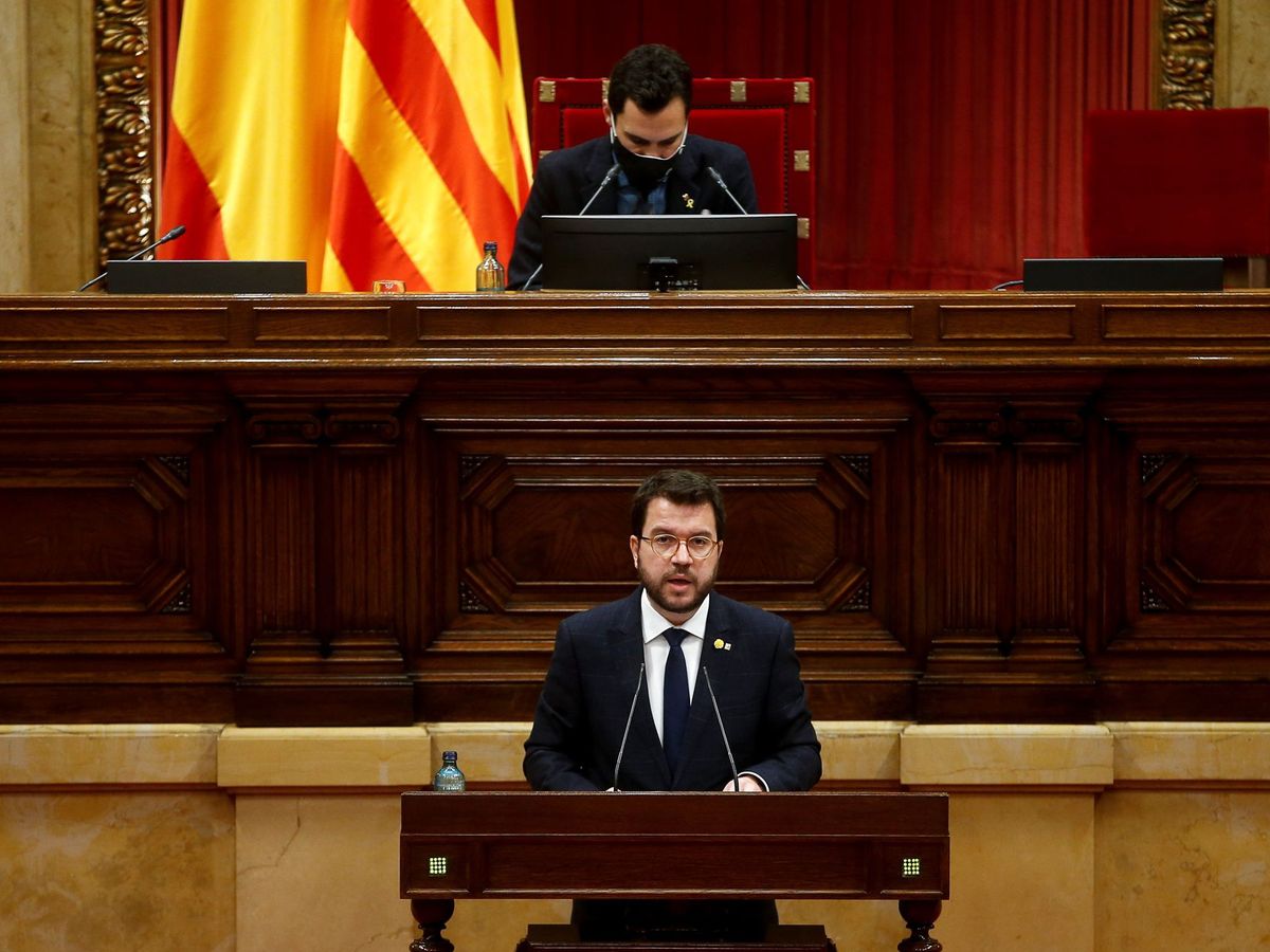 Foto: El vicepresidente de la Generalitat en funciones de presidente, Pere Aragonès. (EFE)