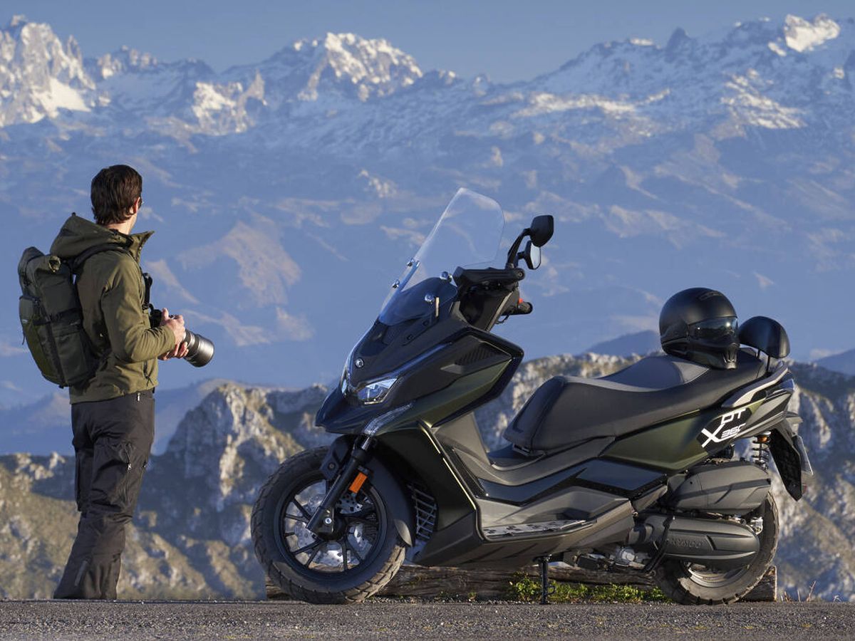Foto: El DTX explora el nuevo territorio de los scooters 'aventureros'. (KYMCO)