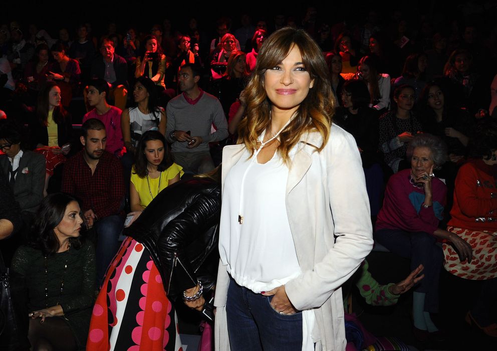 Foto: La presentadora Mariló Montero en el 'front row' de Agatha Ruiz de la Prada (Gtres)