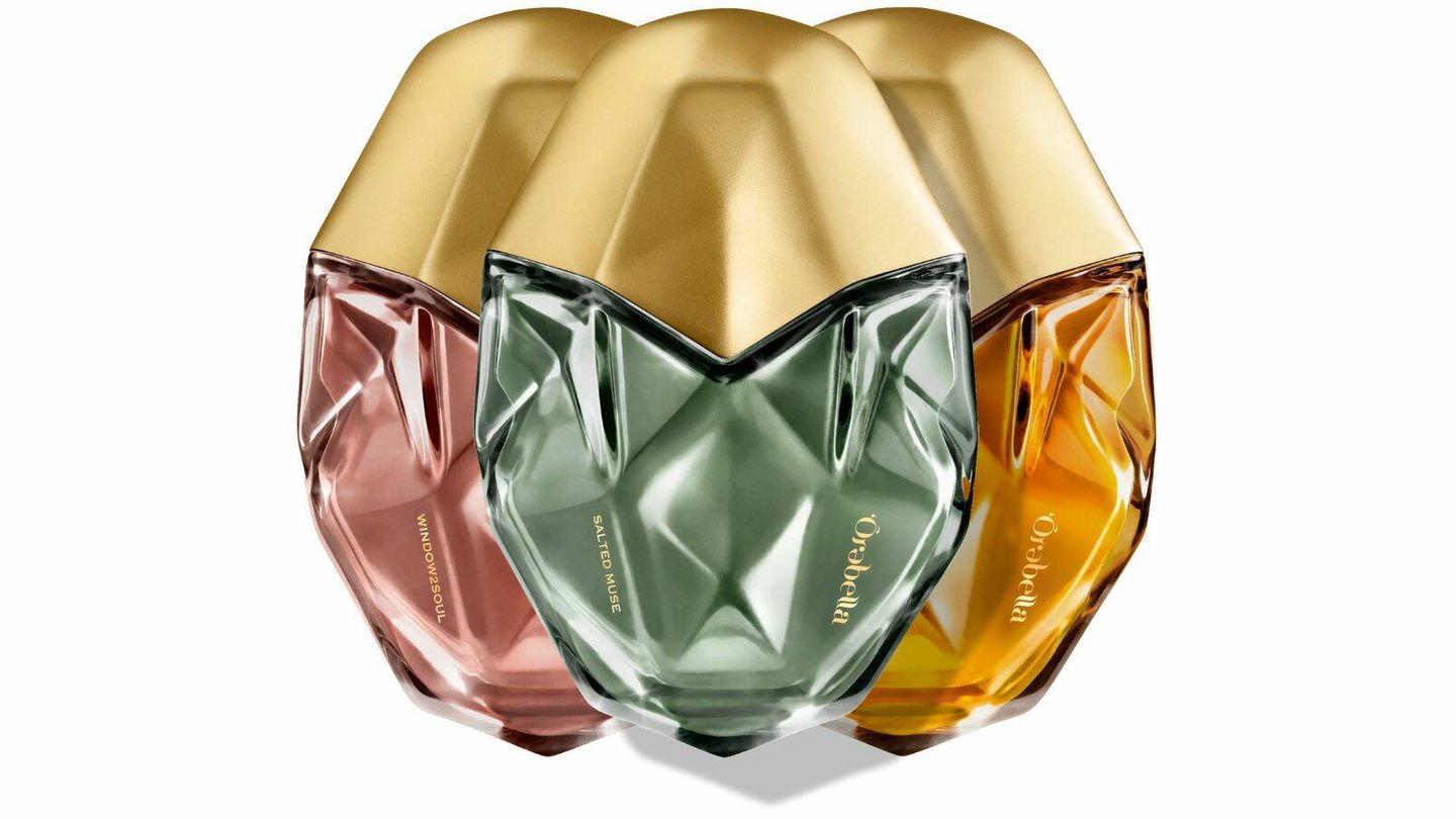 El trío de perfumes de Orebella de Bella Hadid. 