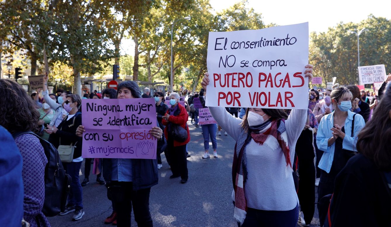 Manifestación prohibicionista en Madrid. (EFE/Zipi) 