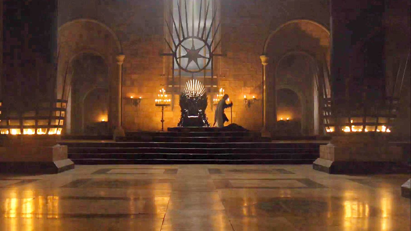 Jaime Lannister, tras asesinar al Rey Loco. (HBO)