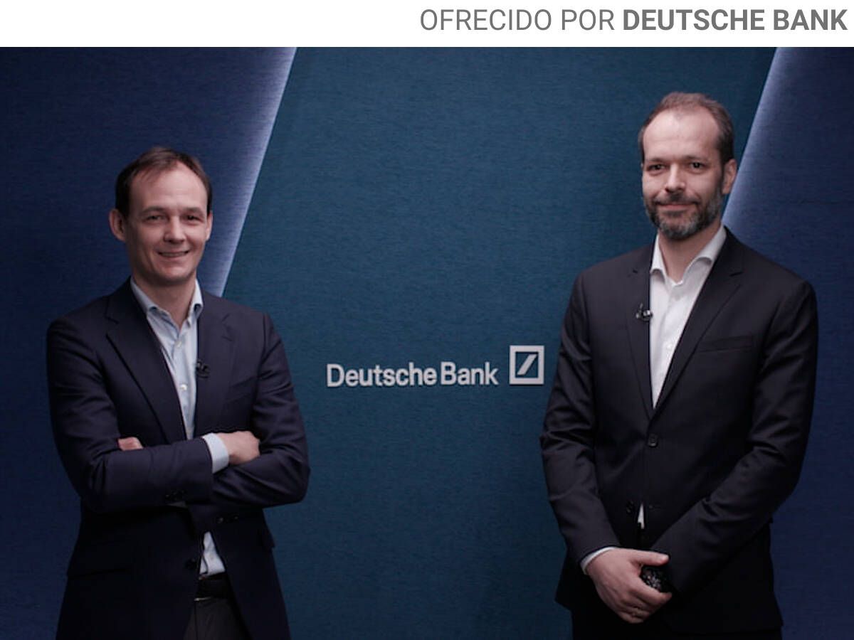 Foto:  Paulo Barrio Omeñaca, Gestor Senior de Carteras Discrecionales en Deutsche Bank España (izq.) y Alejandro Vidal, Head Investment Manager de la entidad. 