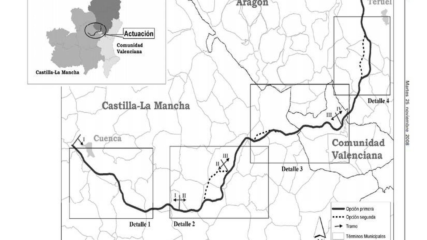 El mapa de la Cuenca Teruel que tumbó Medio Ambiente.
