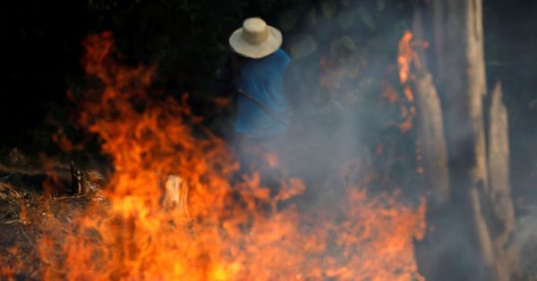Foto: Arde el Amazonas. (Reuters)