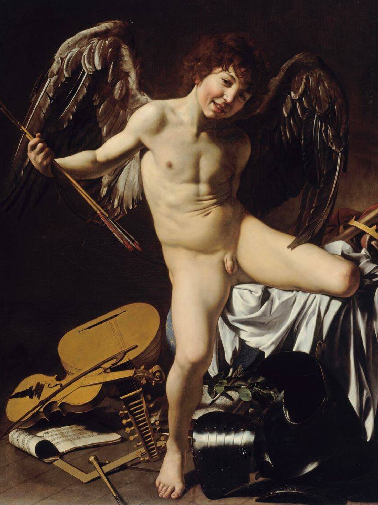 Amor vincit omnia. Caravaggio. 1604. Kunsthistorisches Museum de Viena