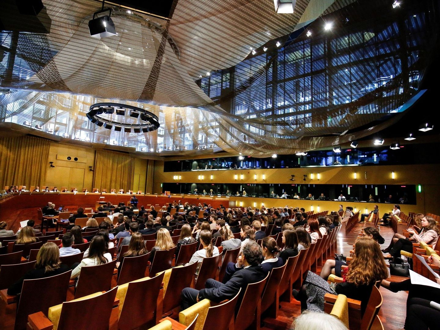 Sala del Tribunal de Justicia de la UE. (EFE)