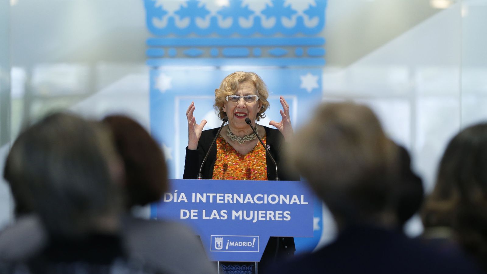Foto: La alcaldesa de Madrid, Manuela Carmena, durante un acto organizado por el Ayuntamiento. (Efe)