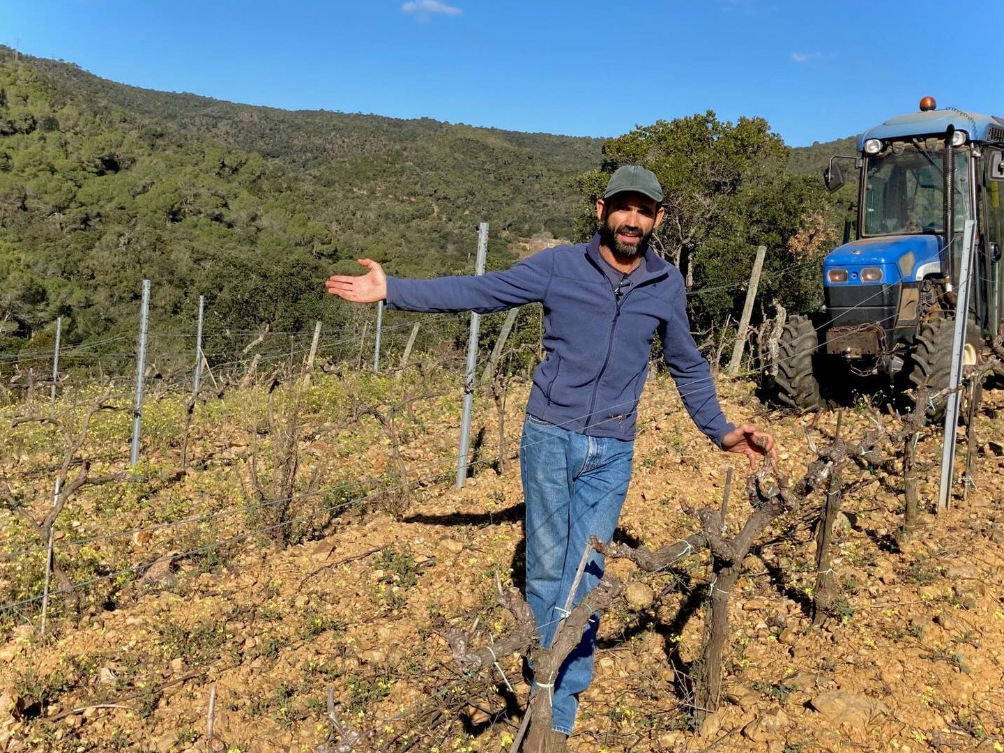 Miquel protege y custodia el paisaje que rodea sus viñas. (Jose Luis Gallego)