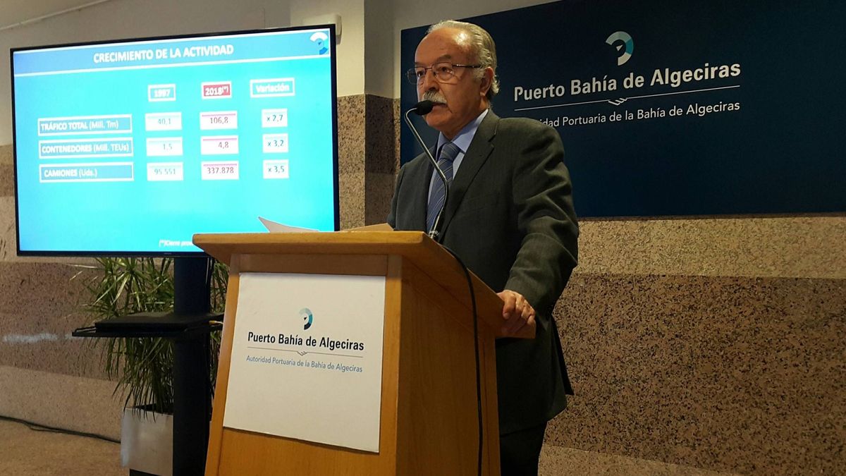 El adiós de Morón, decano de los puertos: "Dejo Algeciras compuesto y sin tren"