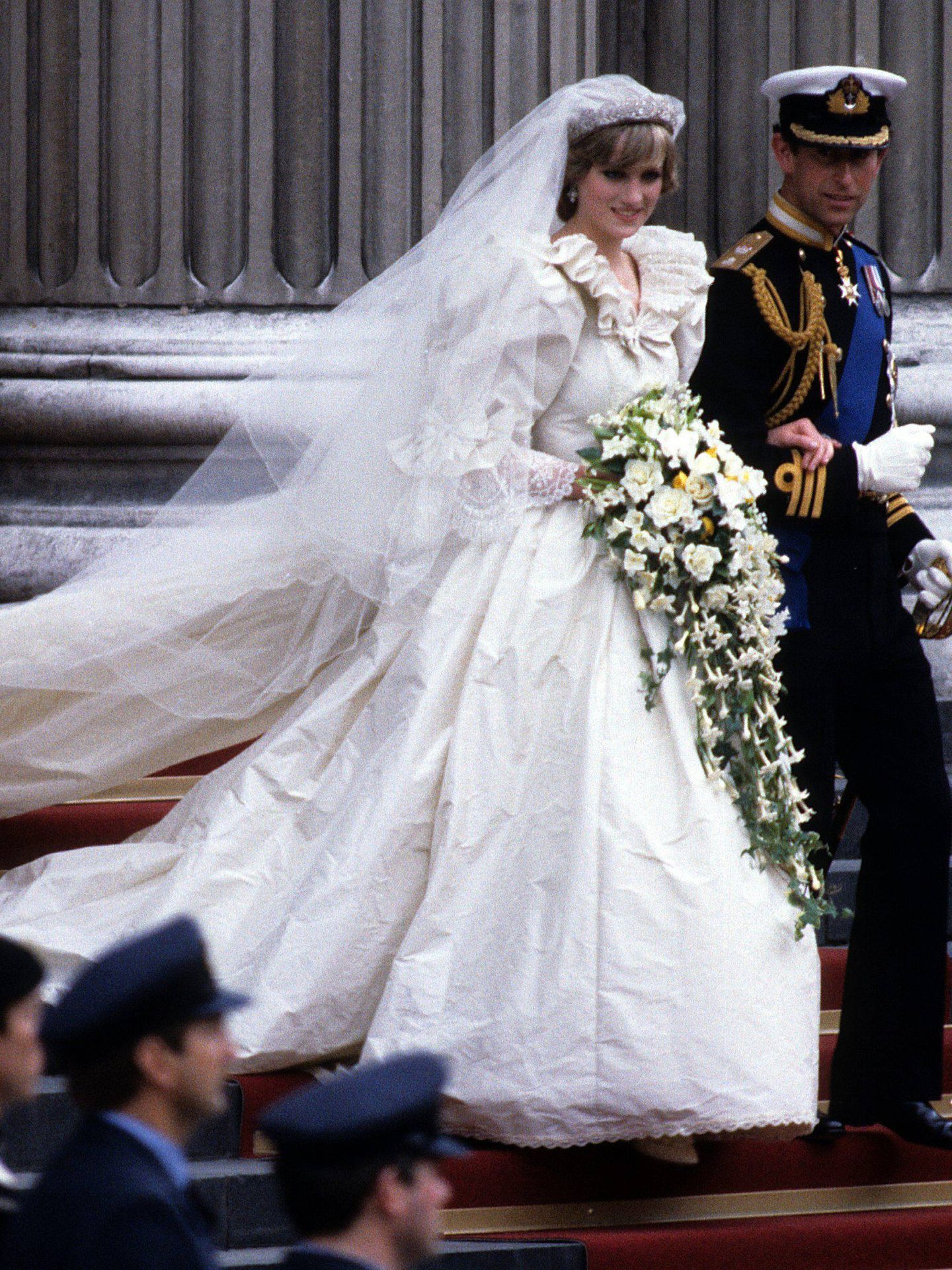 Carlos y Diana, en su boda. (Cordon Press)