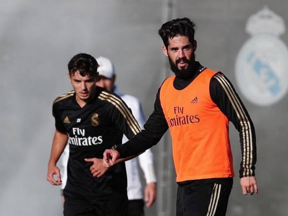 Foto: Isco en un entrenamiento con el Real Madrid en Valdebebas. (instagram Isco)