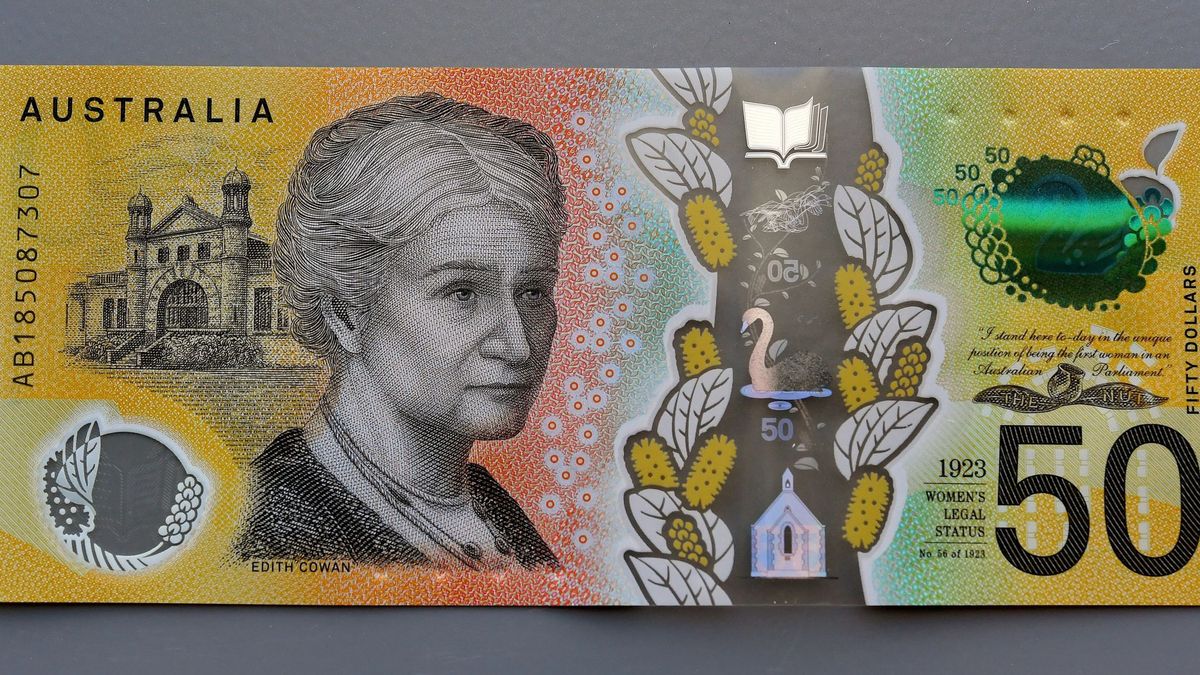 Australia imprime sus billetes de 50 dólares con faltas de ortografía