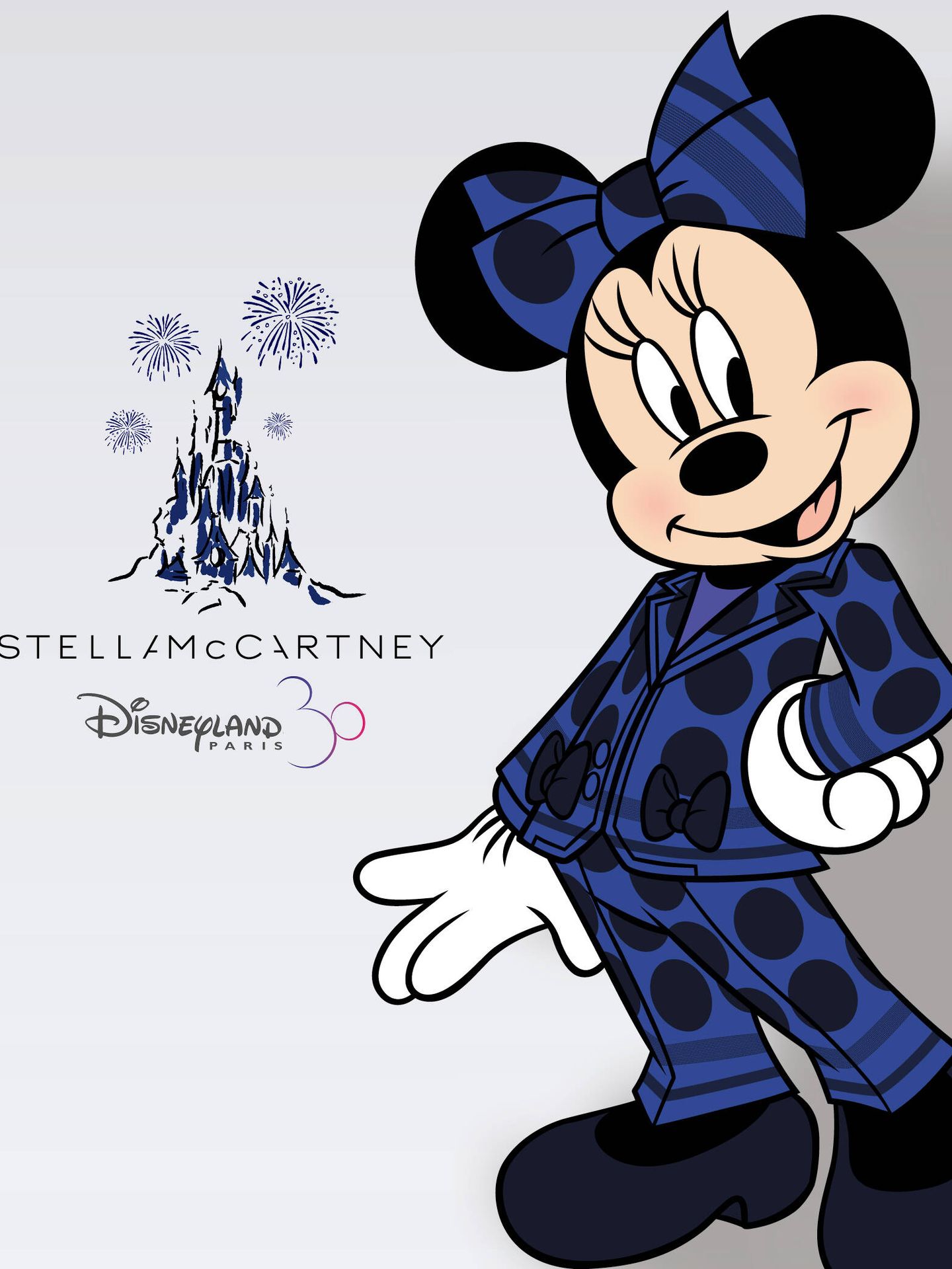 El traje que Stella McCartney ha creado para Minnie Mouse. (Disneyland París/Cortesía)
