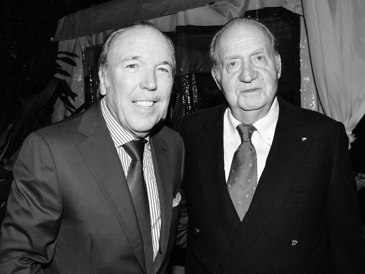 Foto: Pepe Fanjul y el rey Juan Carlos, en una imagen de archivo tomada en 2016. (Cordon Press/Patrick Mcmullan)