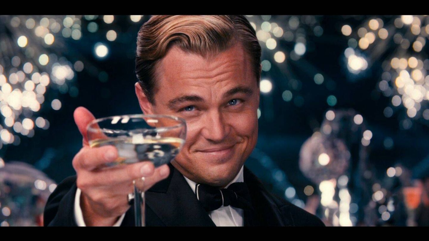 Fotograma de la película 'El Gran Gatsby' con Leonardo DiCaprio. (Cortesía Warner Bros)